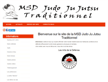 Tablet Screenshot of msd-judo.com